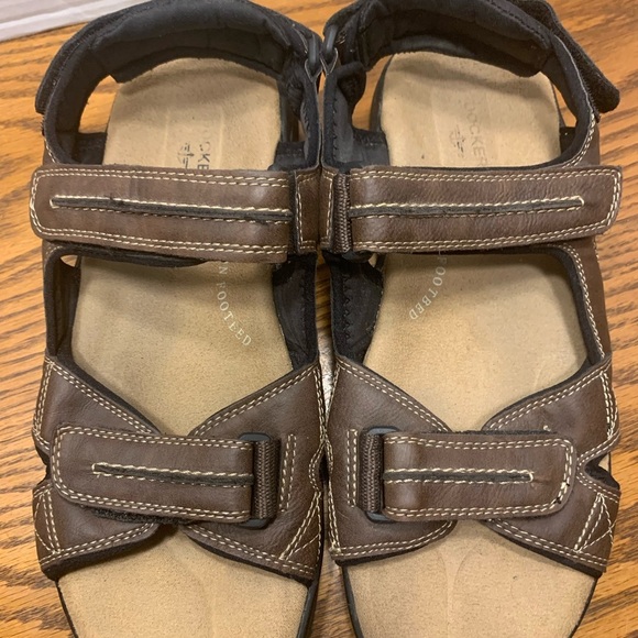Dockers Brown Outdoor Sandals with Adjustable Straps Mens Size 10 - Picture 2 of 11